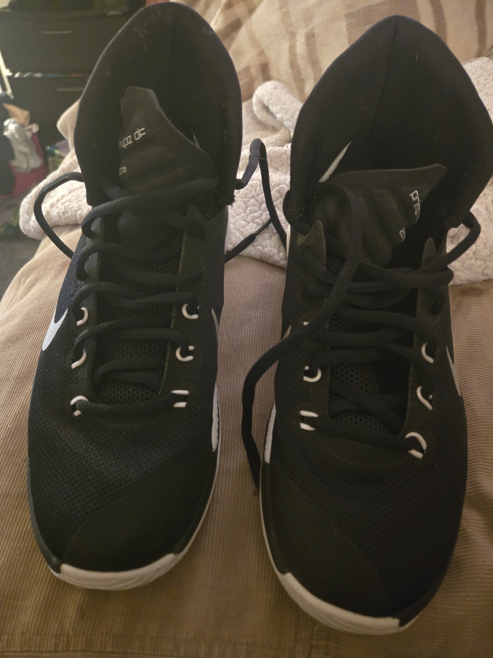 Nike Men’s Black and White Athletic Shoes